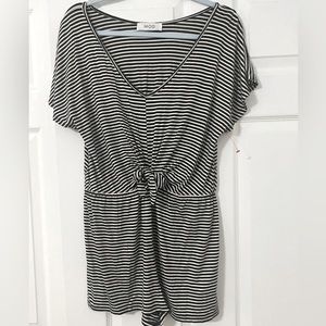 Mod stripe romper